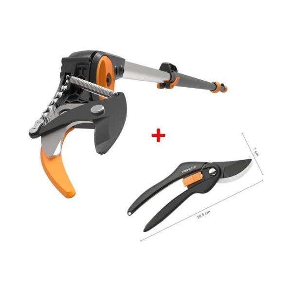 Fiskars 115012 UPX86 Yüksek Dal Kesme (Testeresiz) + 111260-1000567 Budama Makası P26 - Image 1