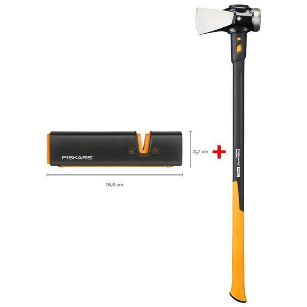 Fiskars Yarma ve Vurma Baltası Xxl 8lb/36 + Balta ve Bıçak Bileyici - Image 1