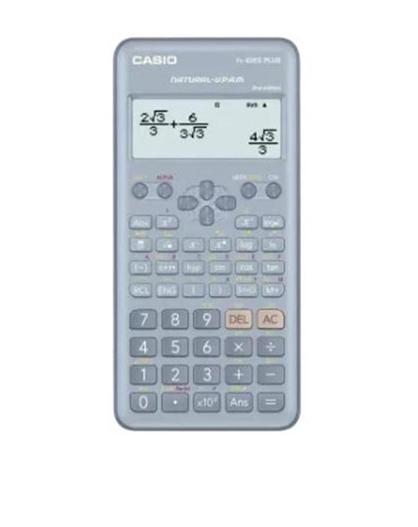 Casio FX-82ES Plus Mavi Bilimsel Fonksiyonlu Hesap Makinesi 2.Versiyon - Image 1