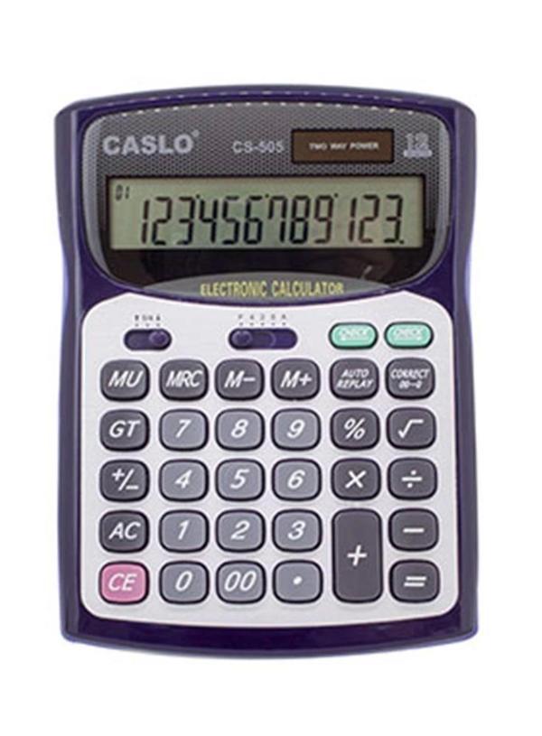 CSL CS-505 12 Hane Masa Tipi İşlem Kontrollü Su Geçirmez Hesap Makinesi - Image 1