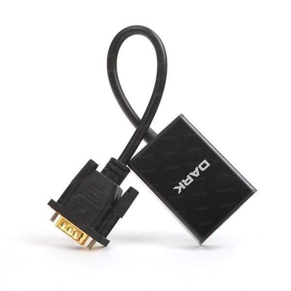 Dark DK HD AVGAXHDMI2 VGA to HDMI Dönüştürücü Siyah - Image 1