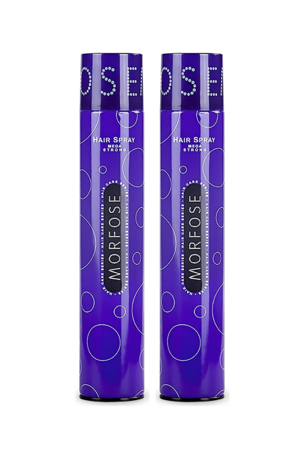 Morfose Saç Spreyi Mor Mega Strong (Mega Tutuş) 400 Ml 2 Adet - Image 1