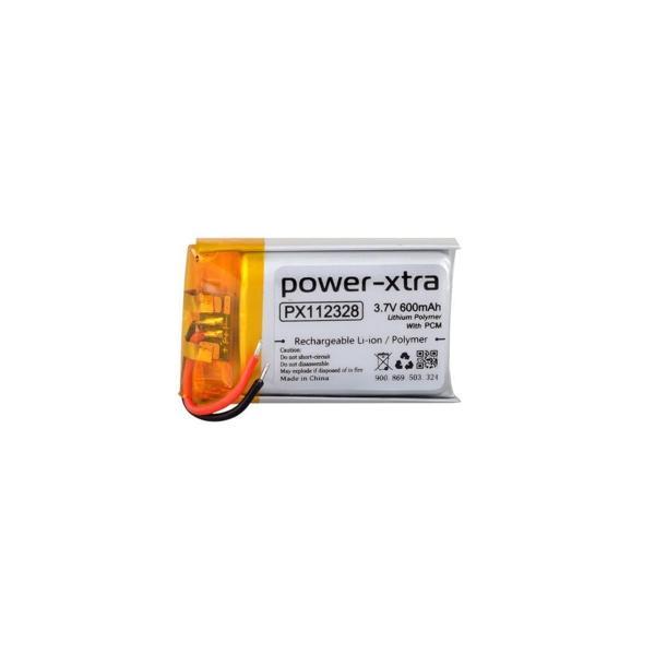 Power-Xtra PX112328 - 3.7V 600 mAh Li-Polymer Pil - Devreli - Image 1