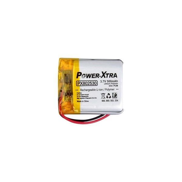 Power-Xtra PX802530 - 3.7V 500 mAh Li-Polymer Pil - Devreli - Image 1