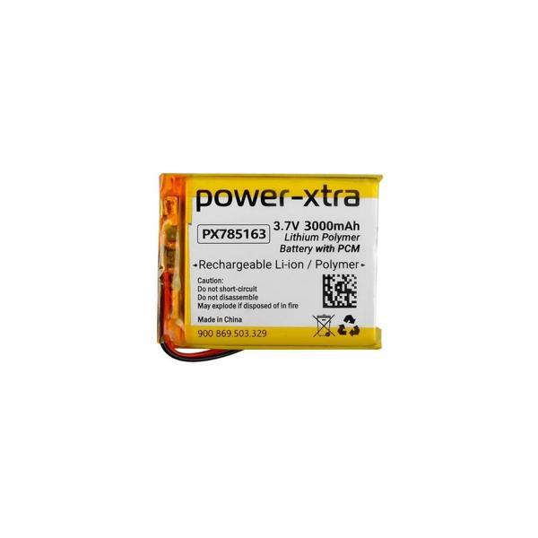 Power-Xtra PX785163 - 3.7V 3000 mAh Li-Polymer Pil - Devreli-3.0A - Image 1