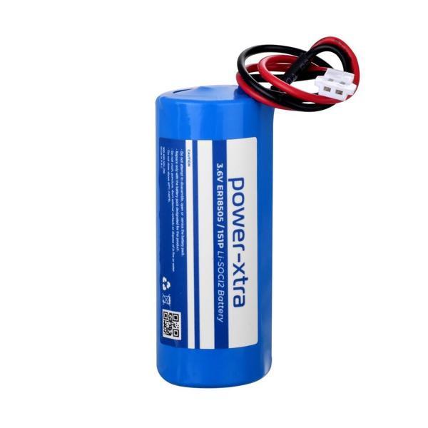 Power-Xtra 1S1P - 3.6V ER18505 A Size Li-SOCI2 Lithium Batarya -Soketli - Image 1