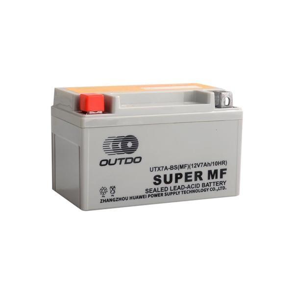Outdo UTX7A-BS 12V 6Ah  Motosiklet Aküsü - Image 1
