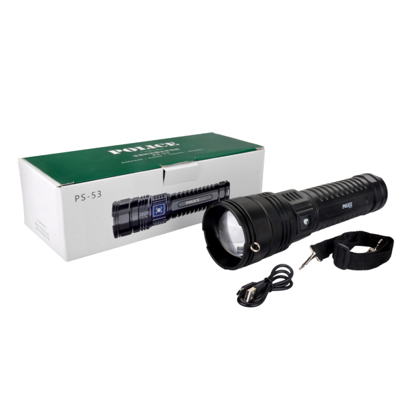 Police PS-53 Şarjlı Zoomlu El Feneri (Powerbank Özellikli) - Image 1