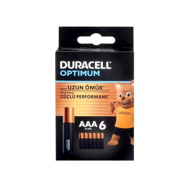 Duracell Optimum AAA İnce Kalem Pil 6lı - Image 1