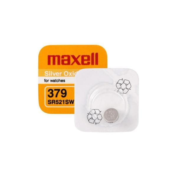 Maxell 379 SR-521SW Pil 1li Blister - Image 1