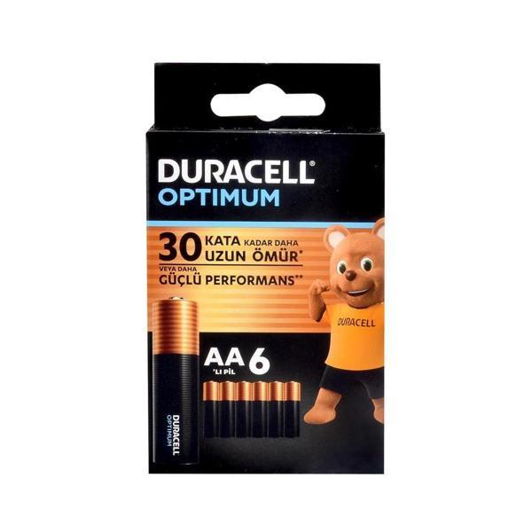 Duracell Optimum AA Kalem Pil 6lı - Image 1
