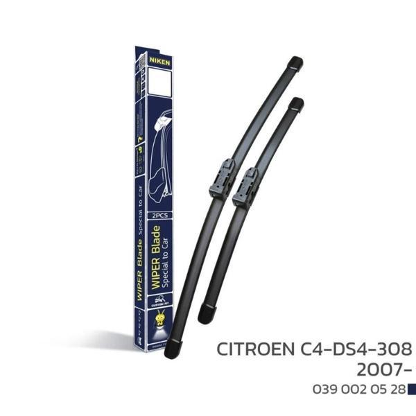 Niken Citröen C4 2004-2009 / DS4 2010- / Peugeot 308 2007 - Araca Özel Silecek - Image 1