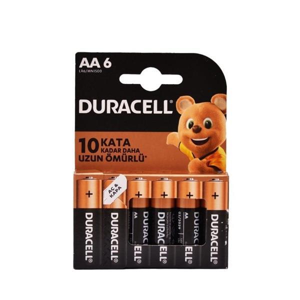 Duracell AA Kalem Pil 6lı Blister - Image 1