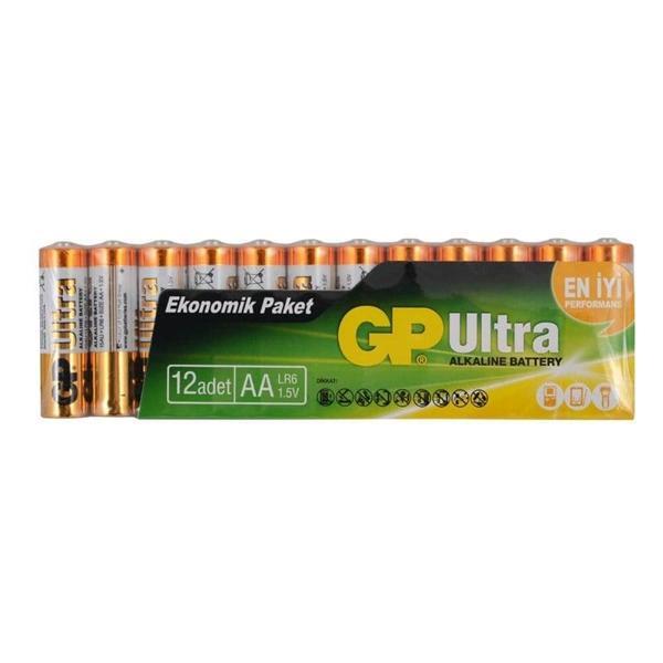 GP 15AU-VS12 Alkaline LR6 AA Kalem Pil 12li Blister - Image 1