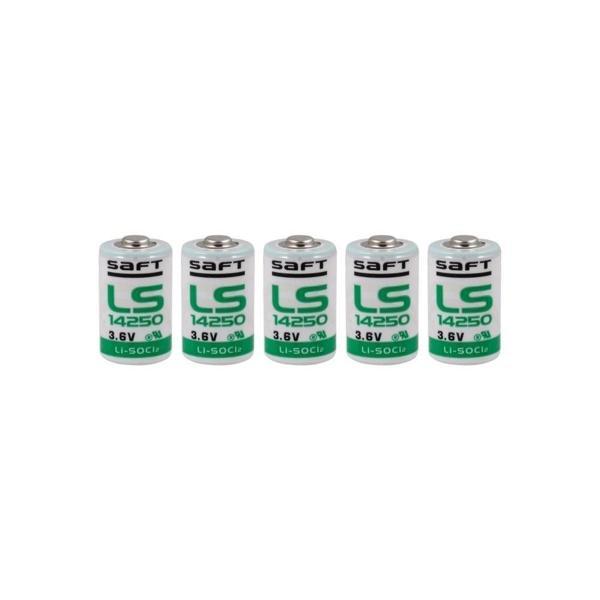 Saft LS14250 - 1/2 AA 3.6V Li-SOCI2 Lithium Pil 5 Li Paket - Image 1