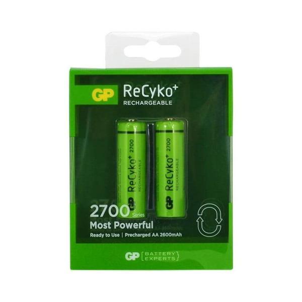 GP 2700 Recyko AA 2600 mAh Şarjlı Kalem Pil 2li - Image 1