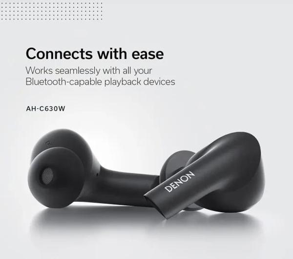 Denon AH-C630W Mikrofonlu True Wireless Kulaklık Siyah - Image 1