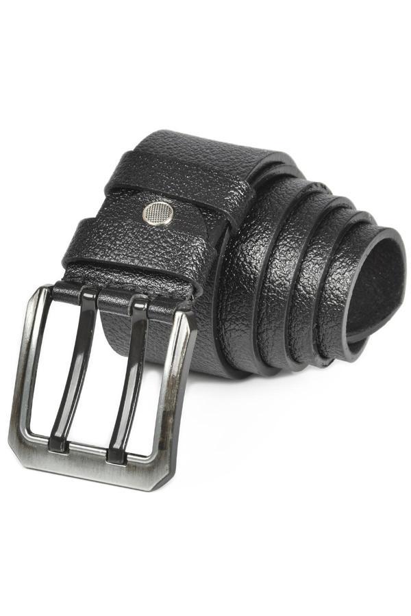 DeepSEA Erkek Siyah Çift Dilli %100 Hakiki Deri 4,5 cm Spor Kemer 2402614 - Image 1