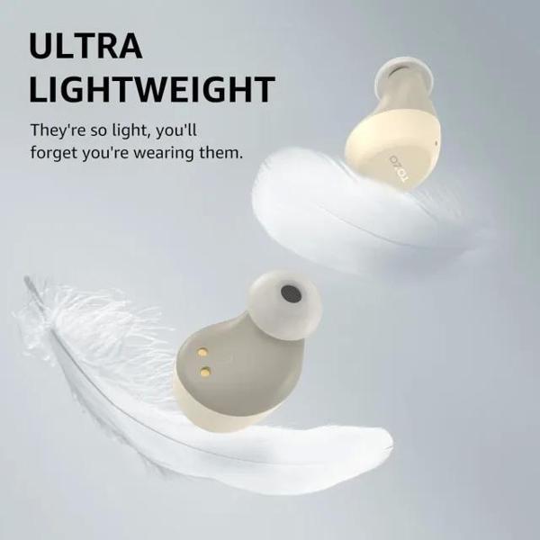TOZO A1 Mini Kablosuz Bluetooth 5.3 Kulaklık Light Khaki Small Classical Edition - Image 1