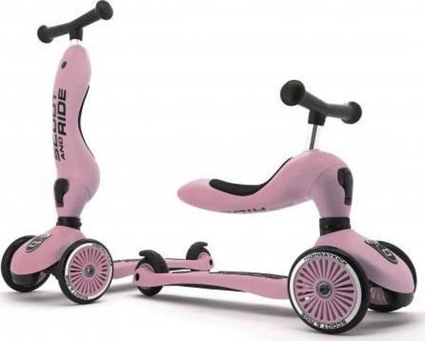 Scoot and Ride Highwaykick 1 Oturaklı Çocuk Scooter Pembe 160629-96270 - Image 1