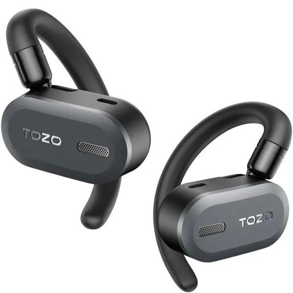 TOZO Çok Açılı Hafif True Open Ear Kablosuz Kulaklıklar Siyah - Image 1