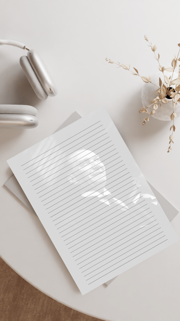 20 Adet A4 Boyutunda Mustafa Kemal Atatürk Mektup Kağıdı/Not Kağıdı (Model 1) - Image 1