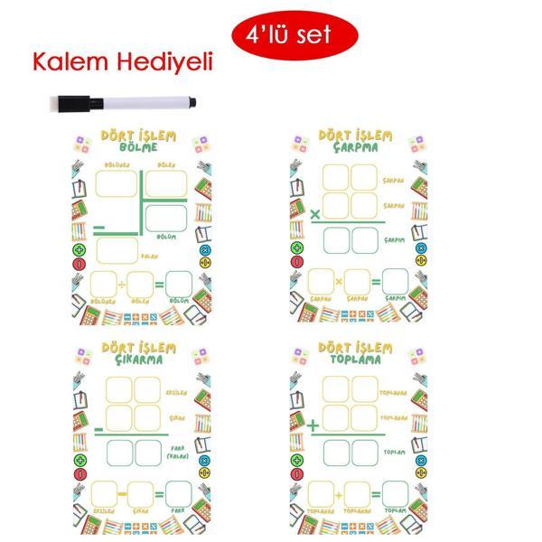 4 İşlem Seti (Toplama, Çıkarma, Çarpma, Bölme) - Image 1