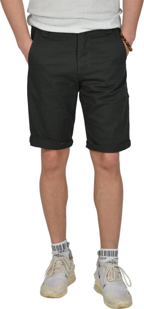 DeepSEA Erkek Haki Yeni Sezon Yan Cep Fermuarlı Slim Fit Kargo Şort Kapri 2301613 - Image 1