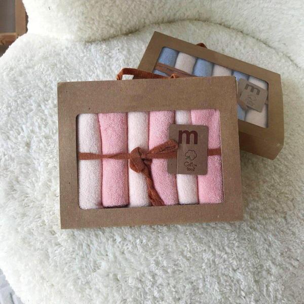 Overdo Kutulu 5Li Bebek Ağız Mendili Pembe Tek Ebat - Image 1
