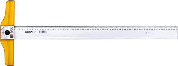 Brons Açılı T Cetveli 65 Cm (BR-111) - Image 1