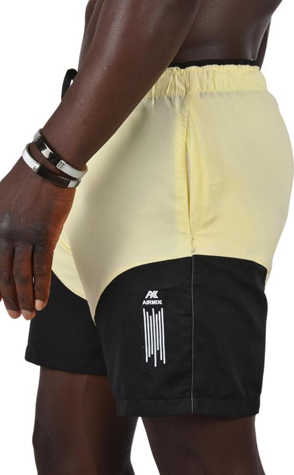 DeepSEA Erkek Sarı Hızlı Kuruyan Micro Polyester File Astarlı Kısa Deniz Şortu 2403000 - Image 1