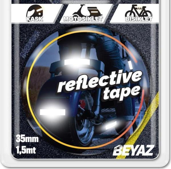 Reflektif Bant Beyaz 35mmx1,5mt - Image 1
