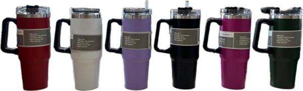 Cooker YK1462 Pipetli 900 ml Çelik Bardak Termos Siyah - Image 1