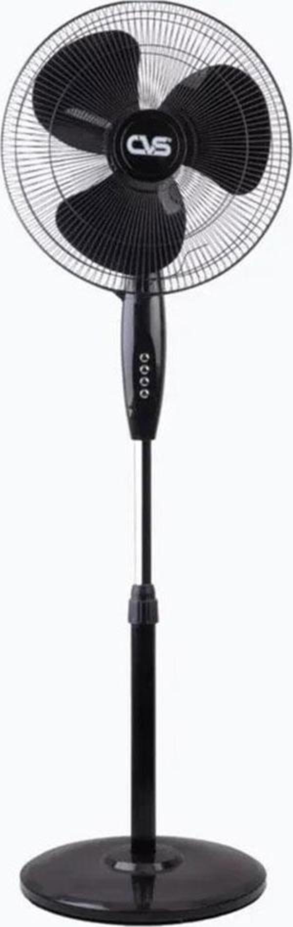 Cvs Dn 91002 Yuvarlak Ayaklı Vantilatör 16'' Siyah - Image 1