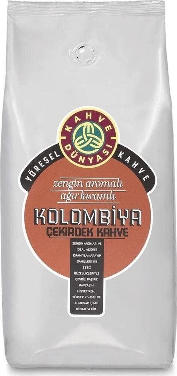Kahve Dünyası Kolombiya Kavrulmuş Çekirdek Kahve 1Kg - Image 1