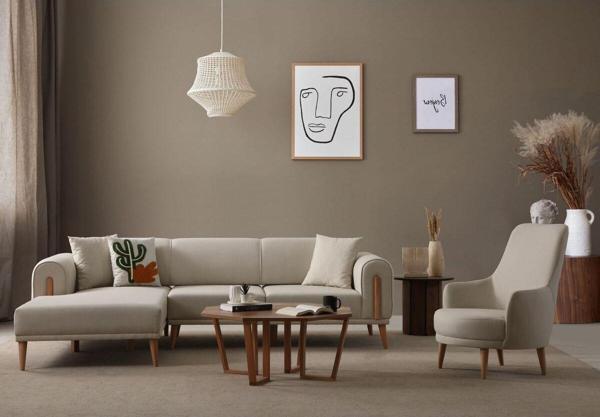 Ak Sofa Leon Köşe+Berjer Sol Köşe - Image 1