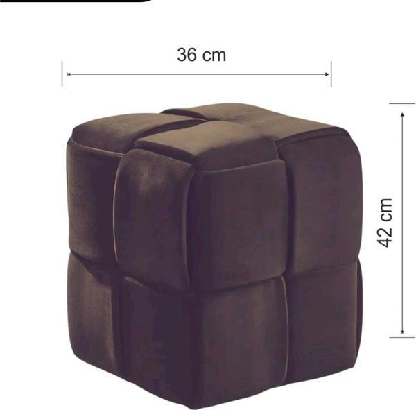 Ak sofa ÖRME PUF KAHVERENGİ - Image 1