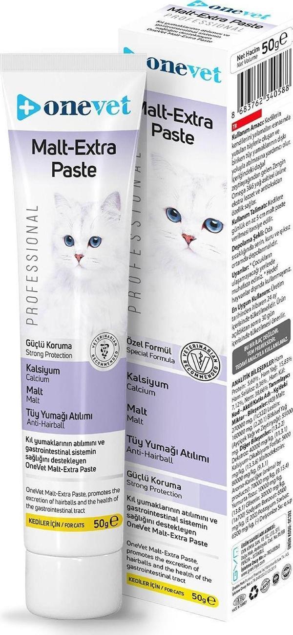 Onevet Malt Extra Paste Tüy Yumağı Önleyici Kedi Maltı 50 Gr - Image 1