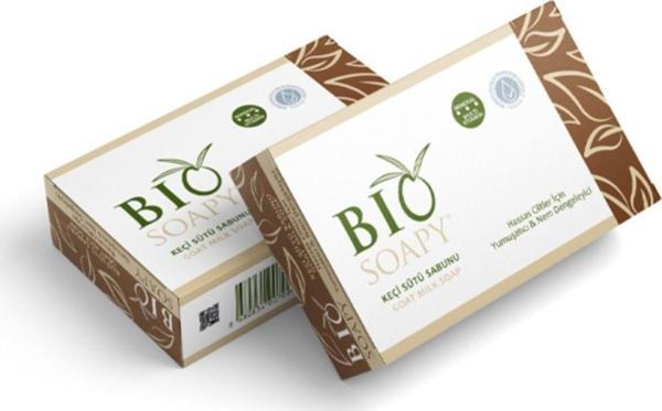 Biosoapy Doğal Keçi Sütü Sabunu Doğal Nemlendirici 100 Gr X 3 Adet ( Nemlendirici Etkisi Yoğun ) - Image 1