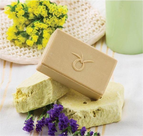 Biosoapy Doğal Kükürt Sabunu Doğal 100 Gr X 3 Adet Akneli Bölgede Soyucu Etki - Image 1