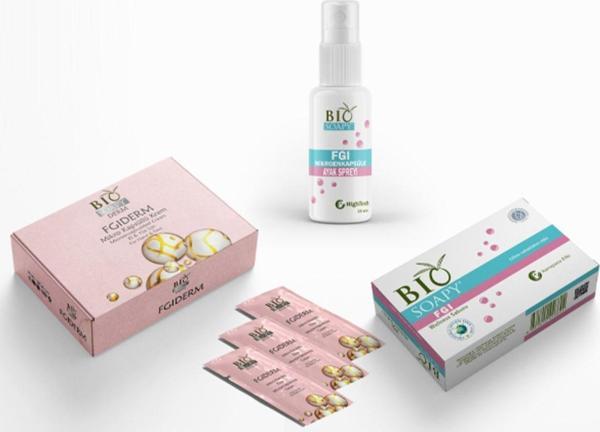Biosoapy Kaşıntı Kızarıklık Mantar Karşıtı Vücut Bakım Seti3 (Fgı Wellness Sabun Fgiderm Krem Fgı Sprey) - Image 1