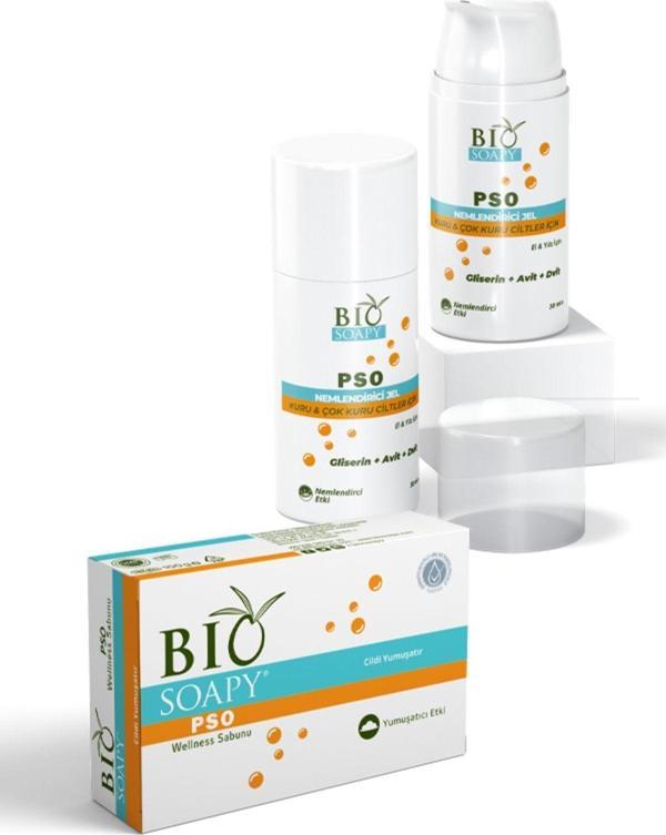 Biosoapy Kepeklenme Önleyici Nemlendirici Onarıcı Pso Jel Pso Wellness Sabun 2 Li Set - Image 1