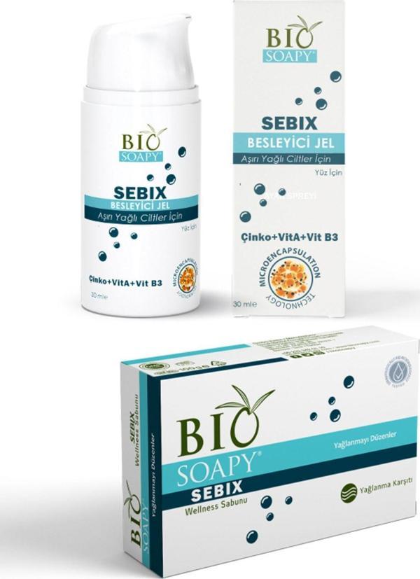 Biosoapy Sebix Jel+Sebix Sabun Saç Sakal Pullu Deri Için Onarıcı (Seboreik Dermatit) Set - Image 1