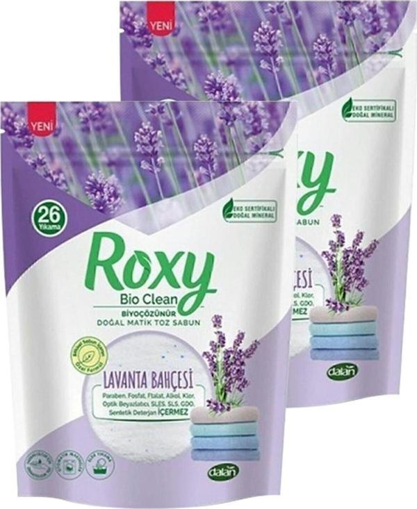 Dalan Roxy Bio Clean Matik Sabun Tozu Lavanta Bahçesi 2 x 800 gr - Image 1