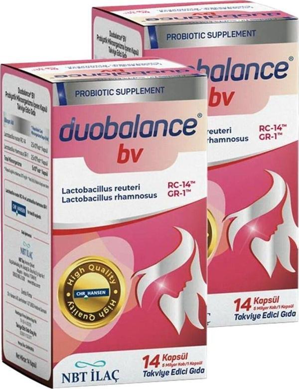 Nbt İlaç Duobalance Bv Probiyotik 14 Kapsül 2 Adet Mıad:07/2026 - Image 1