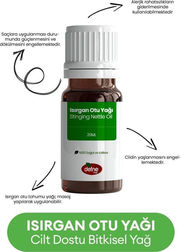 Defne Doğa Isırgan Otu Yağı 20 Ml - Image 1