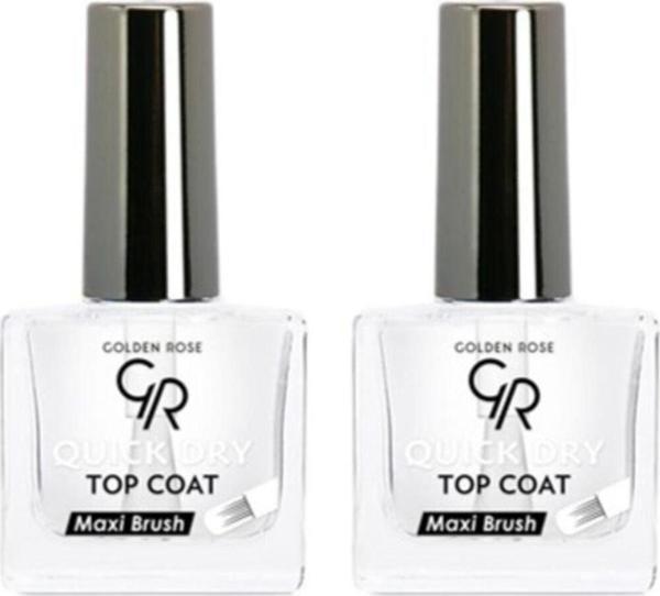 Golden Rose Quick Dry Top Coat |  Oje Kurutucu X 2 Ad - Image 1