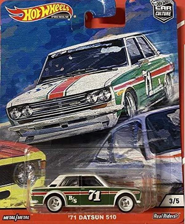 Hot Wheels Premium Door Slammers '71 Datsun 510  - Image 1