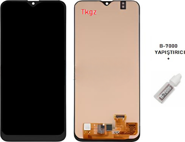 Tkgz - Samsung Galaxy A20 - SM-A205 Lcd Ekran Dokunmatik   - A -  Kalite + B-7000 - Image 1
