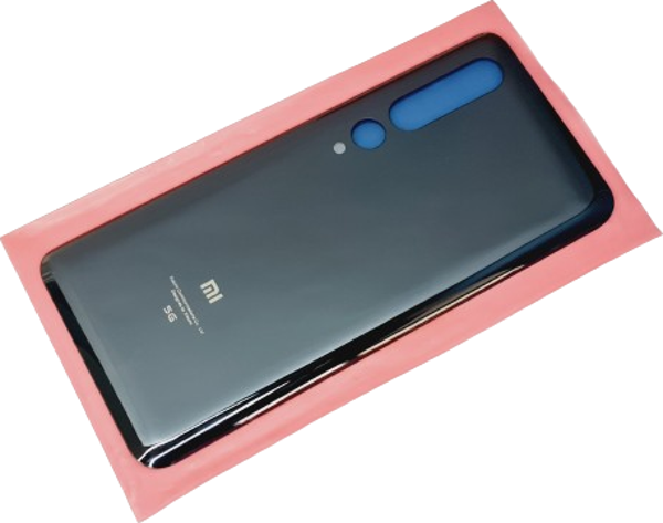 Xiaomi Mİ 10 Arka Kapak Batarya Pil Kapağı 5G (CAM) SİYAH - Image 1
